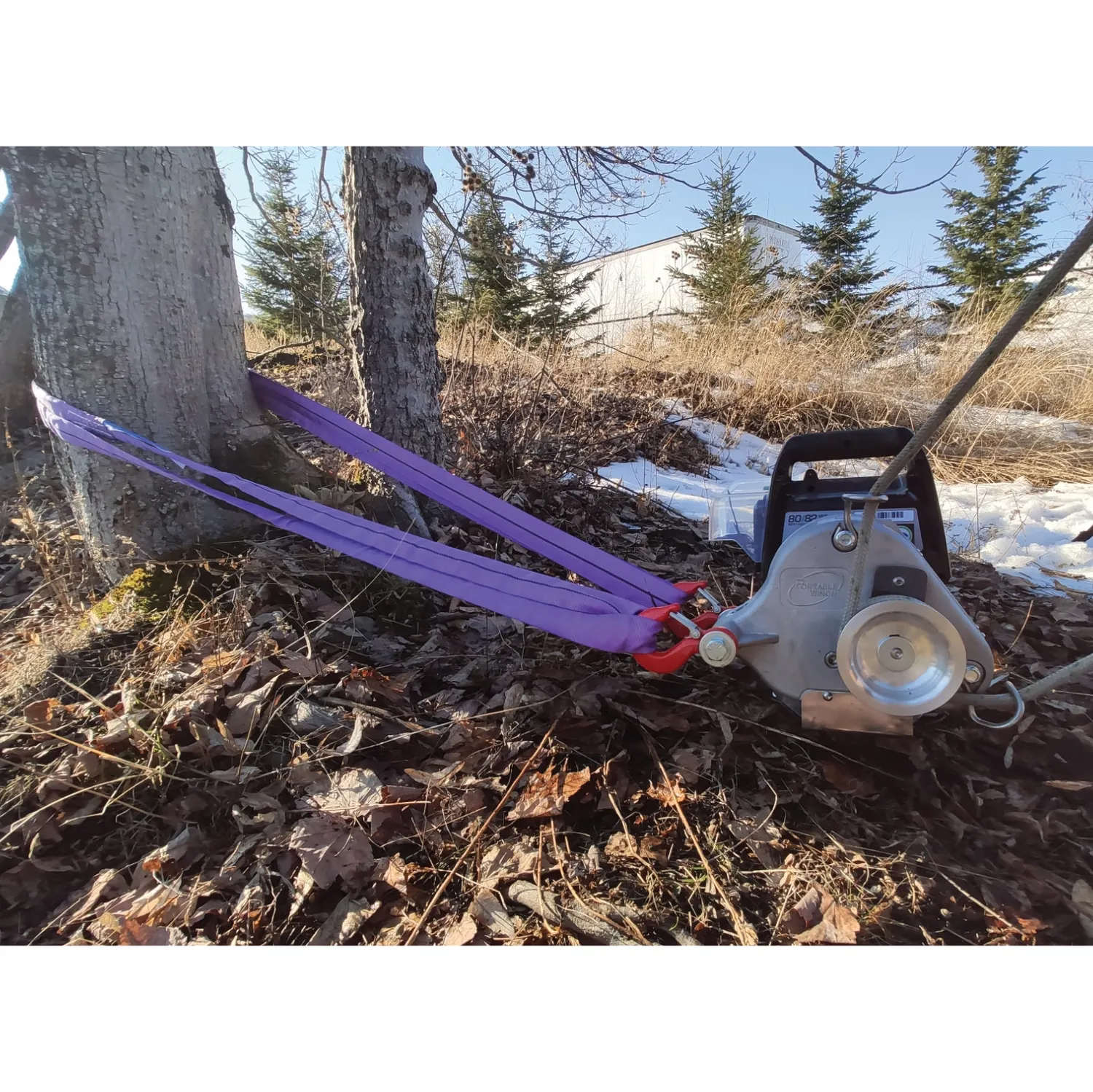 Portable Winch élingue ronde polyester 1000 kg