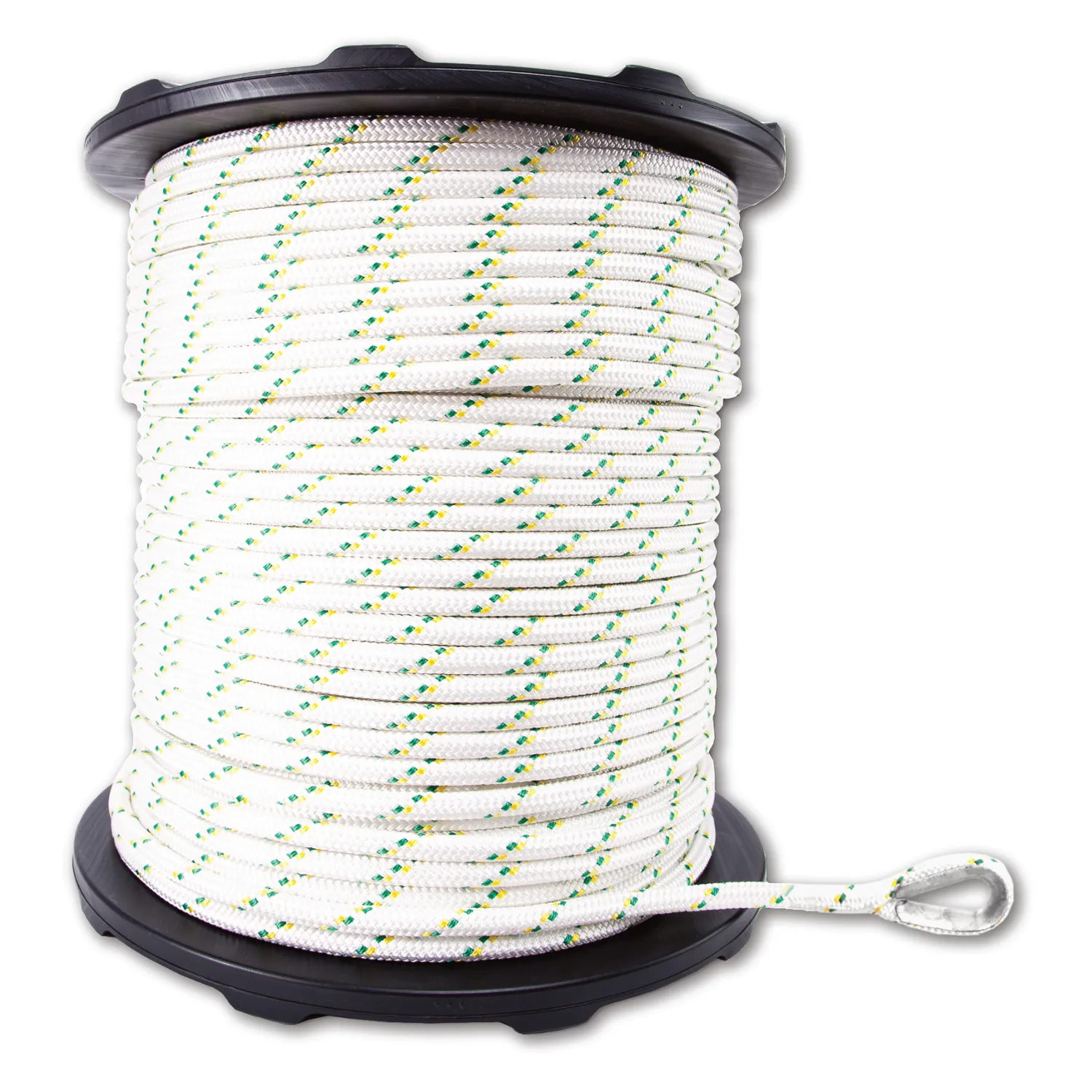 Portable Winch corde polyester 12 mm x 100 m treuil 3300 kg