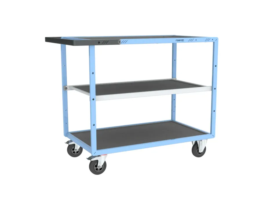 Fimm Servante 3 plateaux tôle galva 250 kg