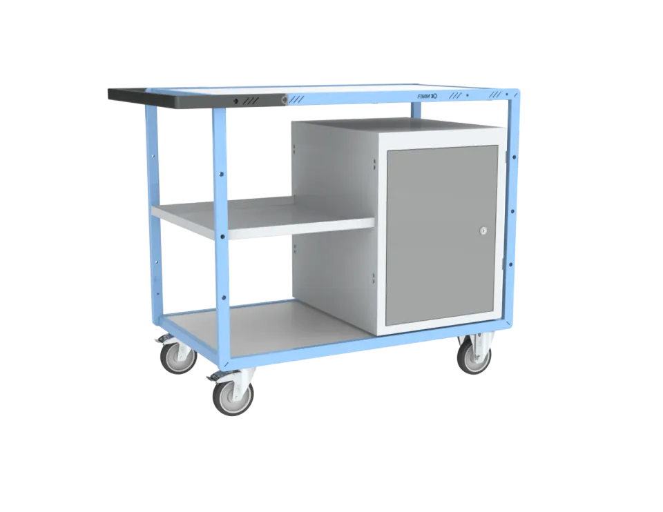 Fimm Servante établi 250 kg demi-plateau + bloc porte