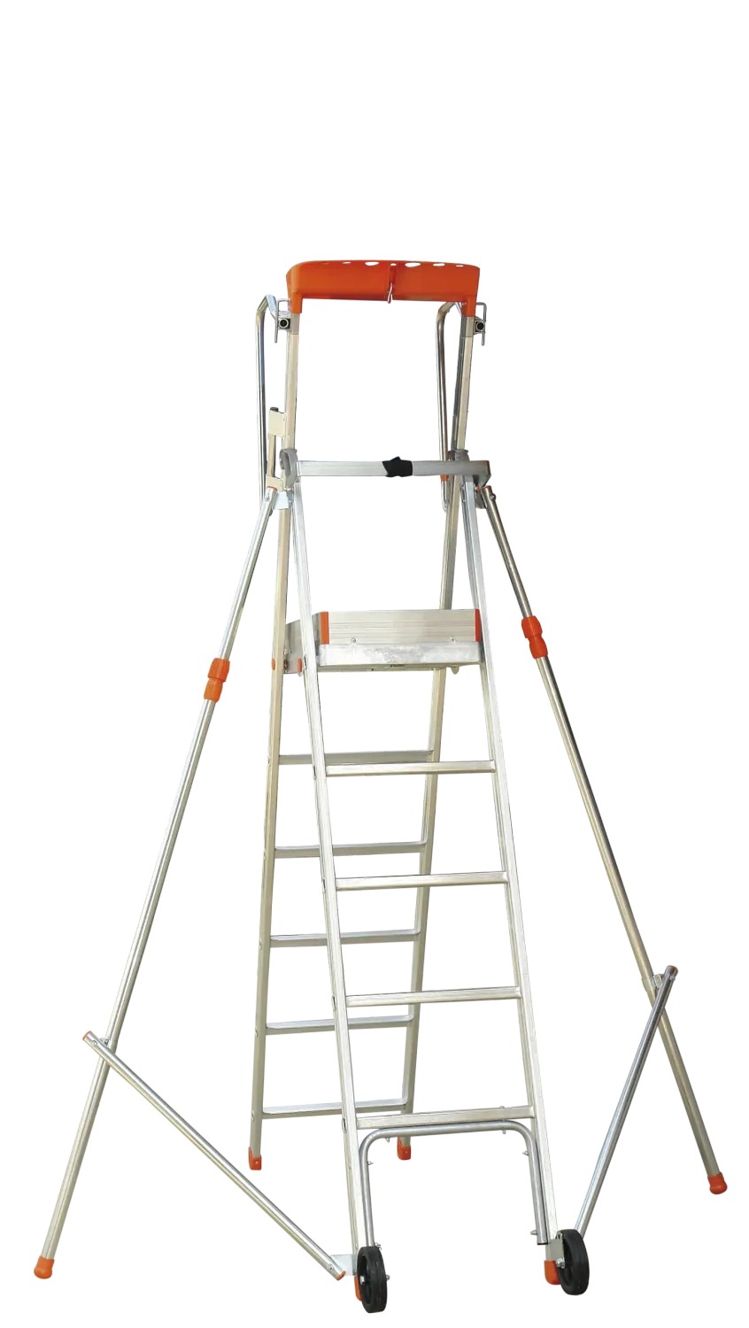 Fimm plateforme travail alu repliable 3-7 marches 150 kg
