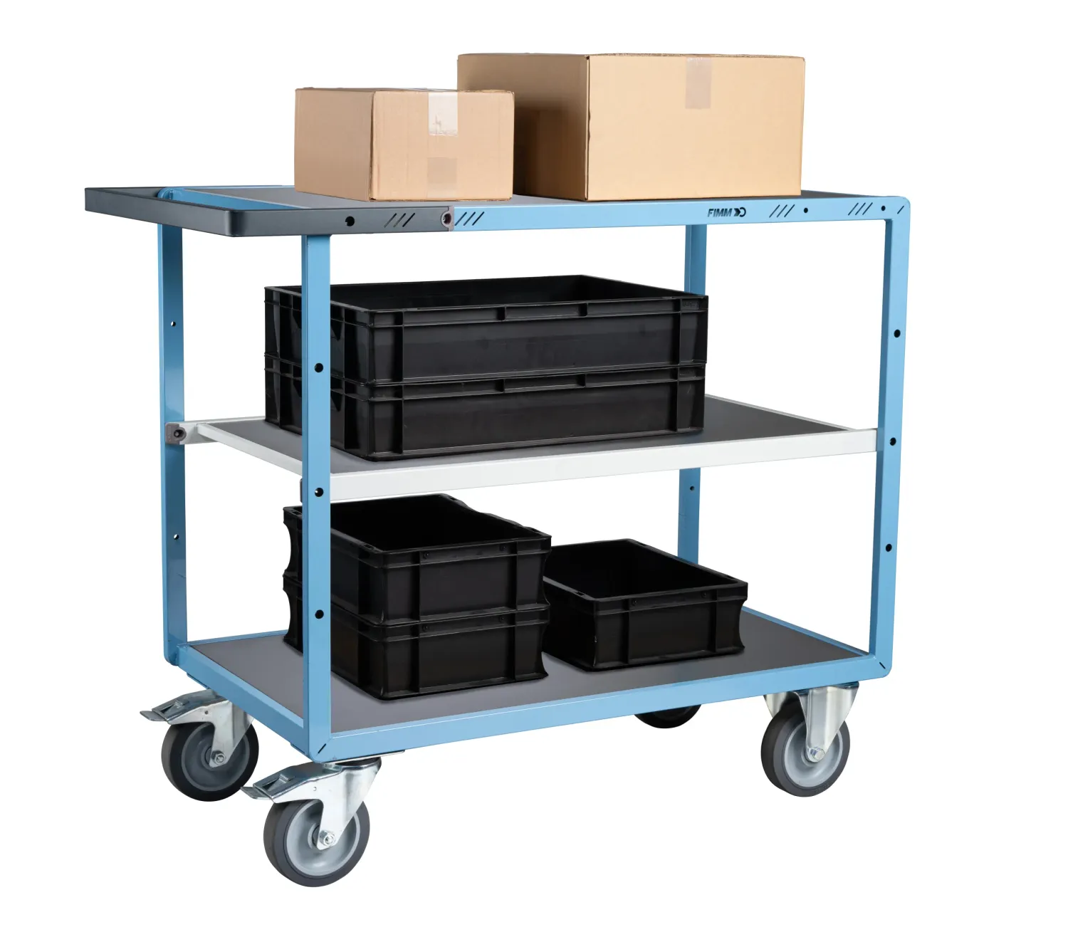 Fimm servante mécano-soudée 3 plateaux galva 400 kg