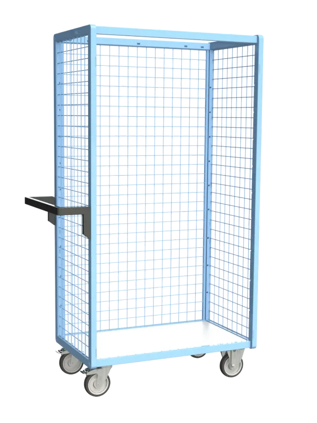 Fimm servante grillagée 3 côtés plateau bois 500 kg