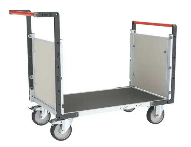 Fimm PP alvéolaire chariot 2 dossiers 500 kg caoutchouc