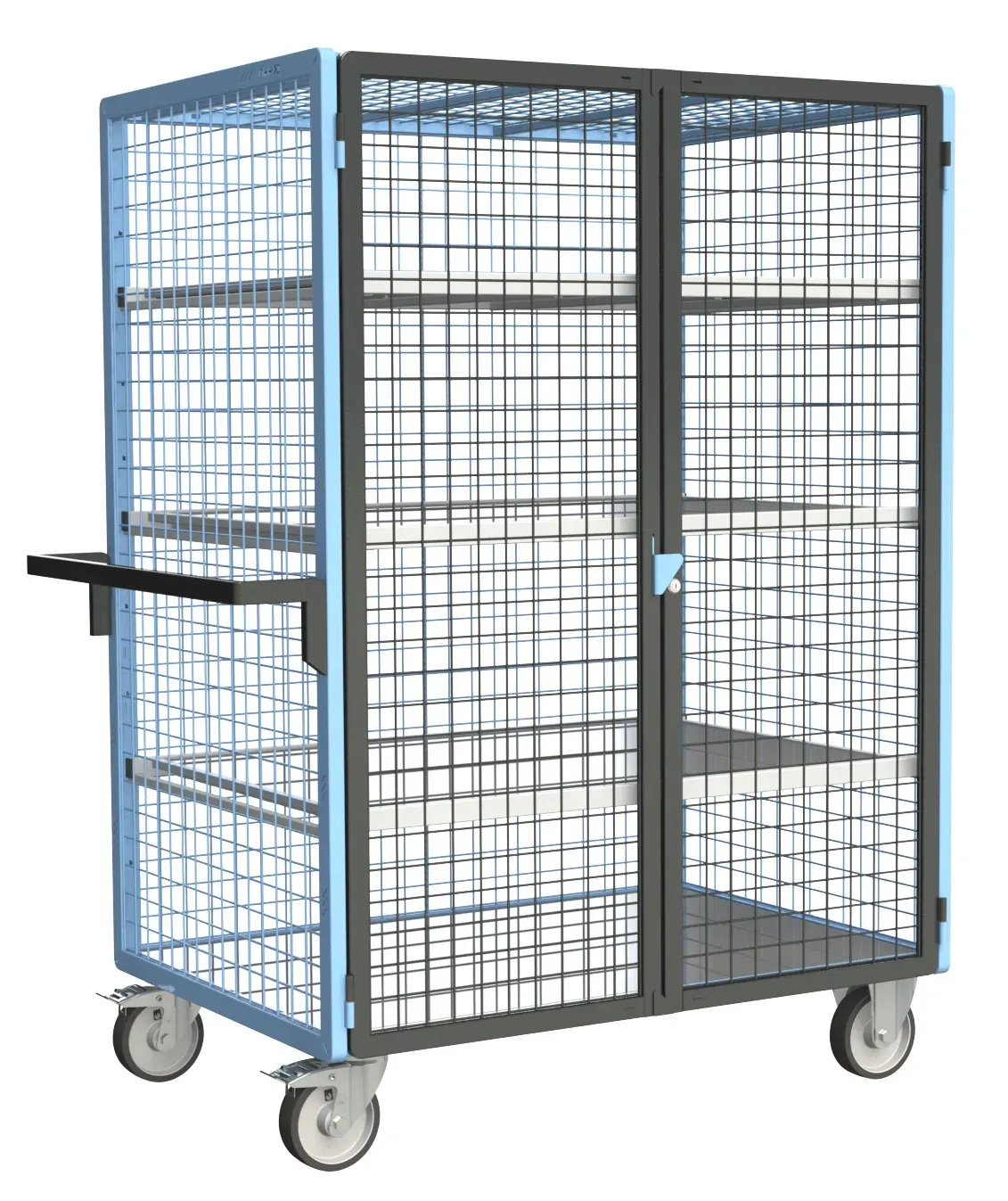 Fimm servante grillagée 4 côtés 3 étagères 500 kg