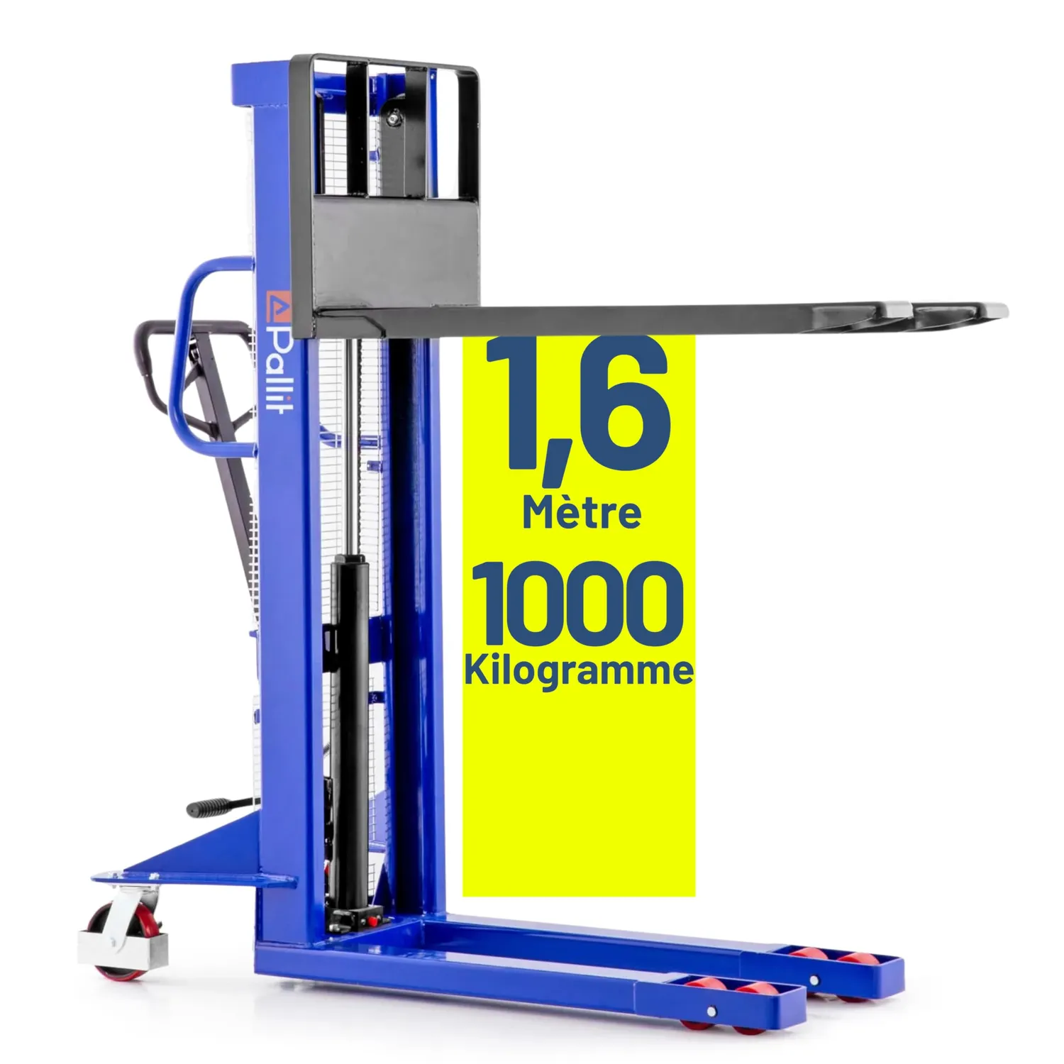 Pallit LIFT-XL gerbeur manuel 1000 kg hauteur 2,5 m