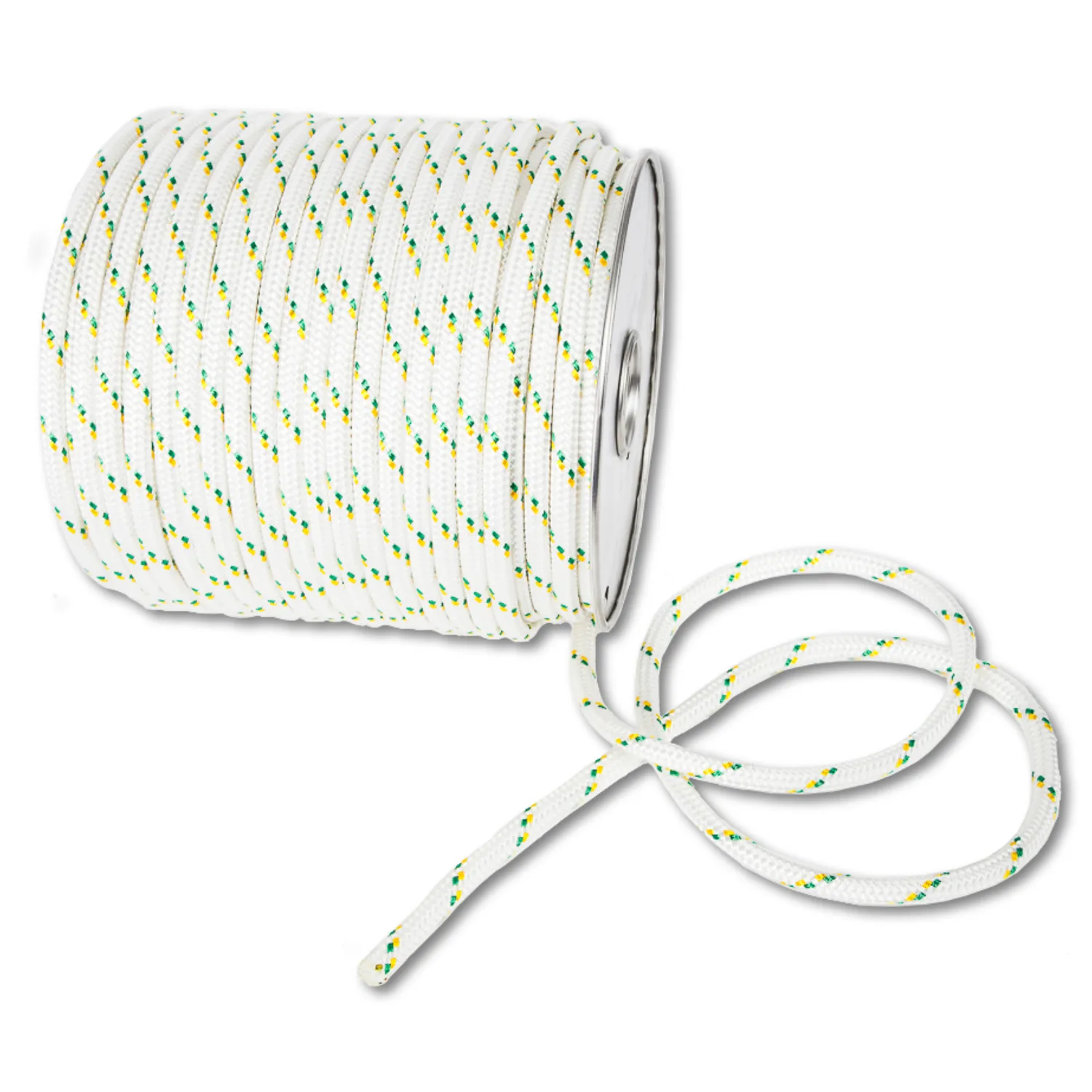 Portable Winch Corde Polyester 10 mm Double Tresse 50 m