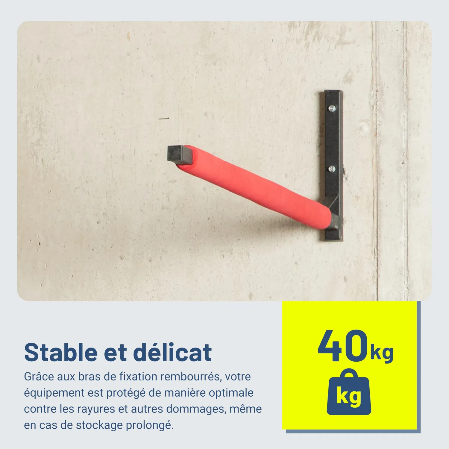 Pallit BRACKET-M support mural 40 kg kayak coffre toit