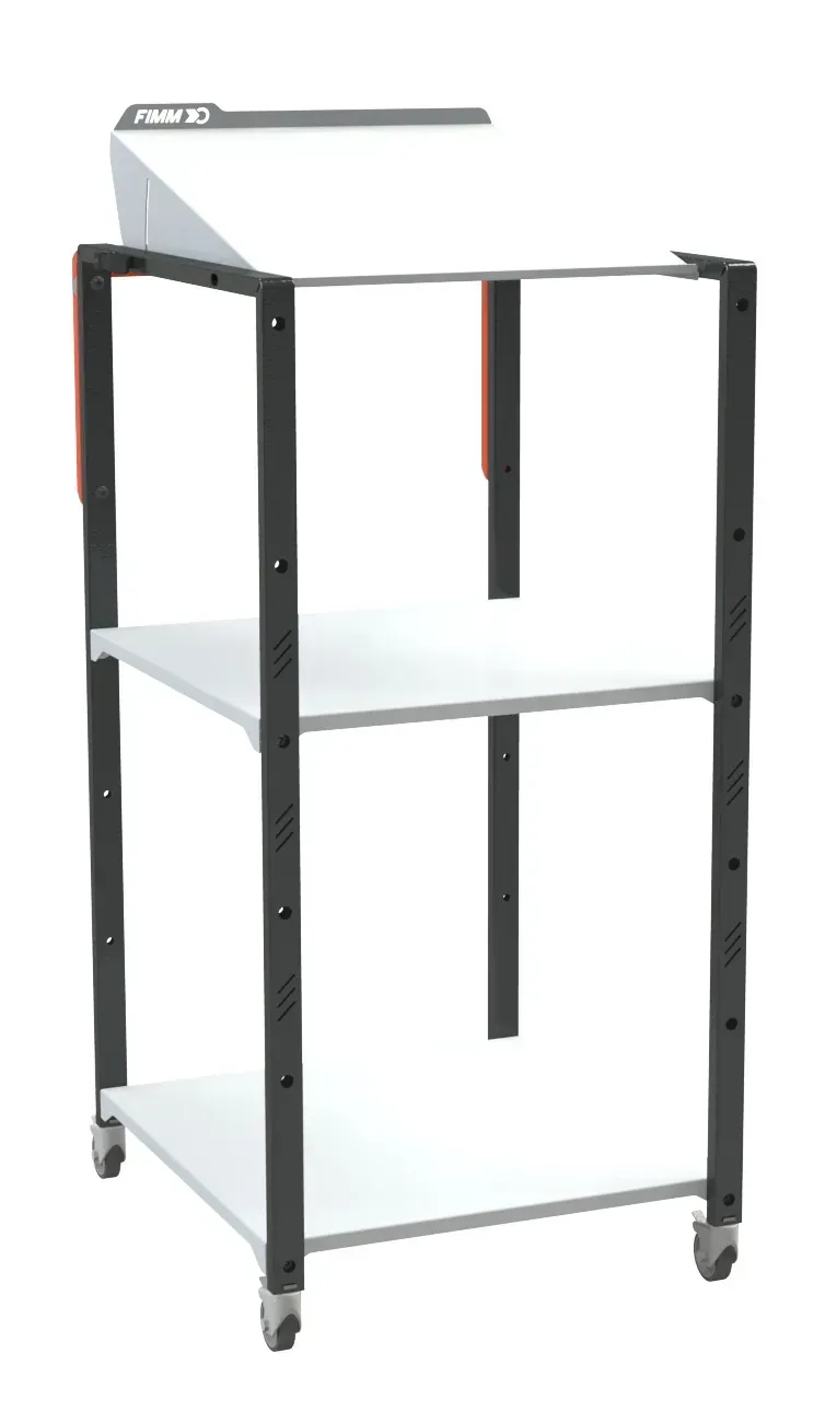 Fimm pupitre plan inclinable 2 étagères 150 kg