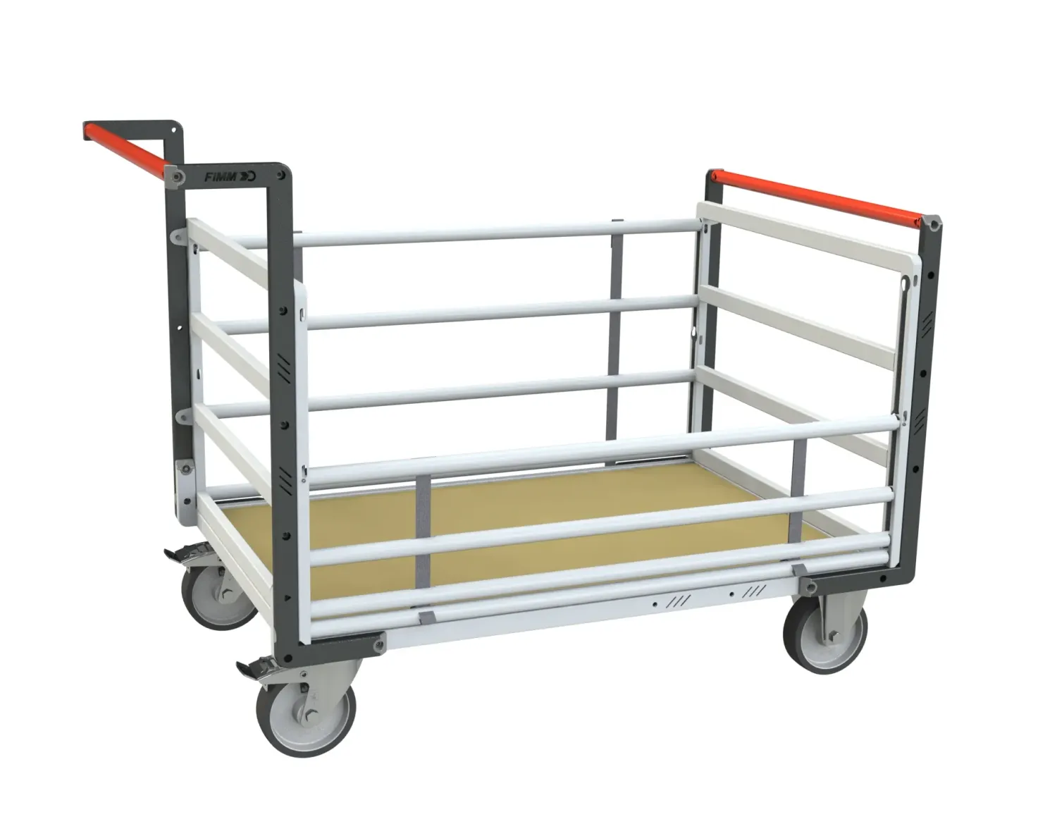 Fimm Chariot tube 2 dossiers 2 ridelles 500 kg cage