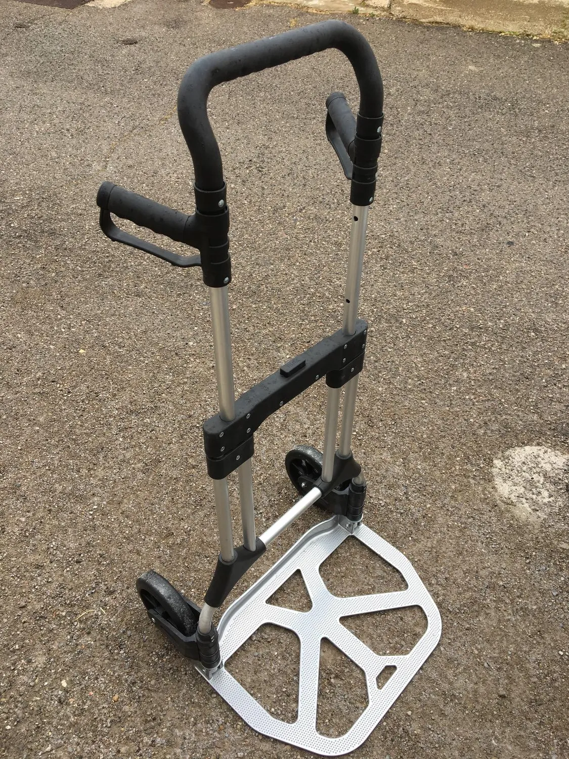 Pallit diable aluminium pliable 200 kg pelle 380x590 mm