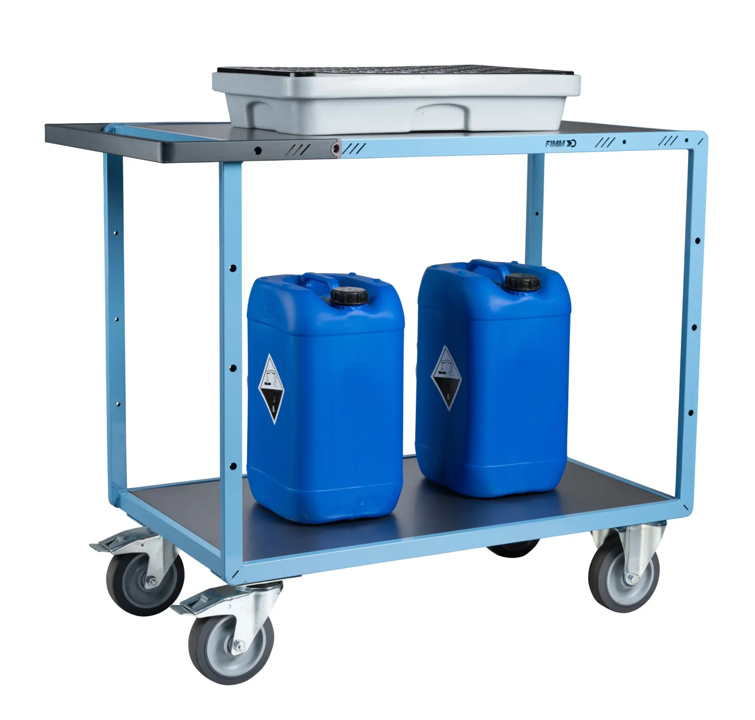Fimm servante mécano-soudée 2 plateaux galva 400 kg