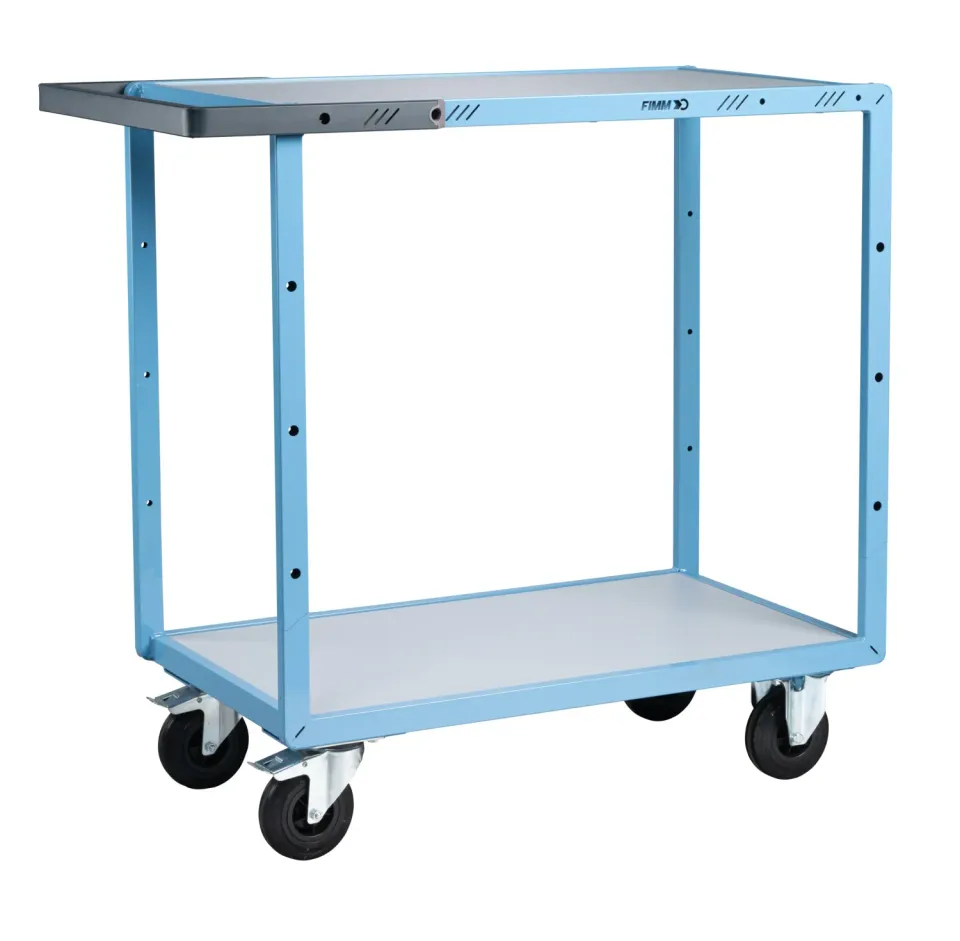 Fimm servante 2 plateaux mélaminé 250 kg desserte 90 kg