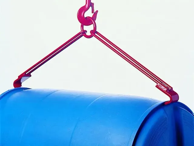 Fimm pince à fût horizontale 350 kg 220 L métal plastique