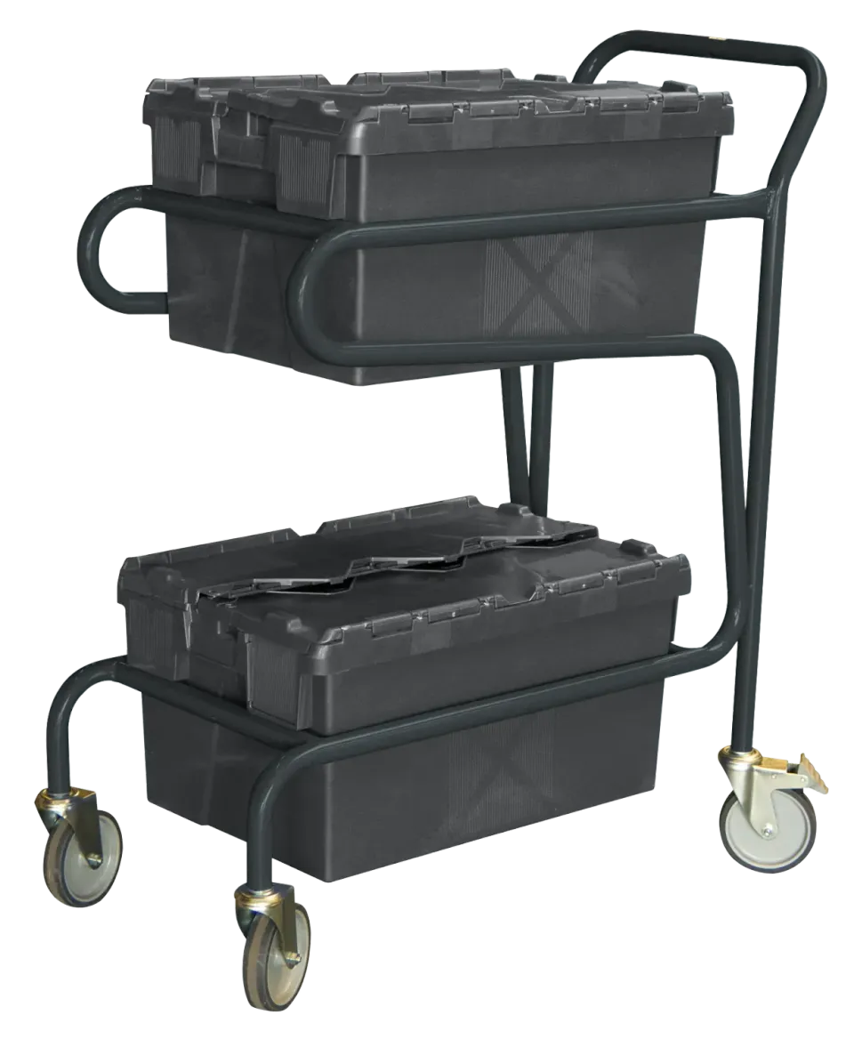 Fimm chariot porte-bacs 2 niveaux 100 kg 600x400
