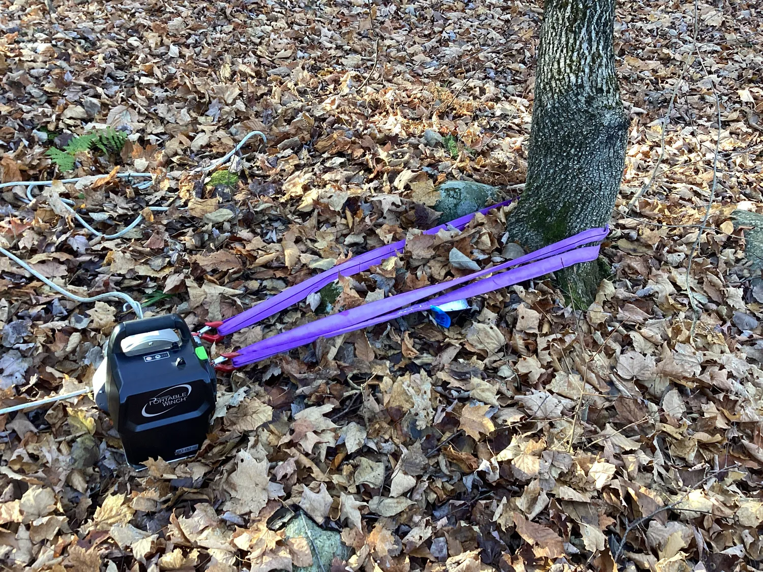 Portable Winch élingue ronde polyester 1000 kg