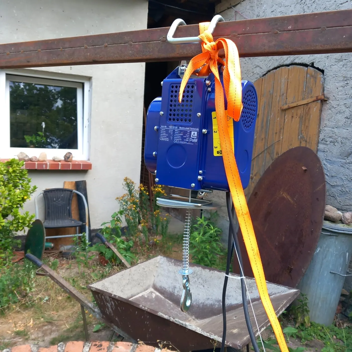 Pallit MOBILE treuil électrique 100/200 kg câble 12 m