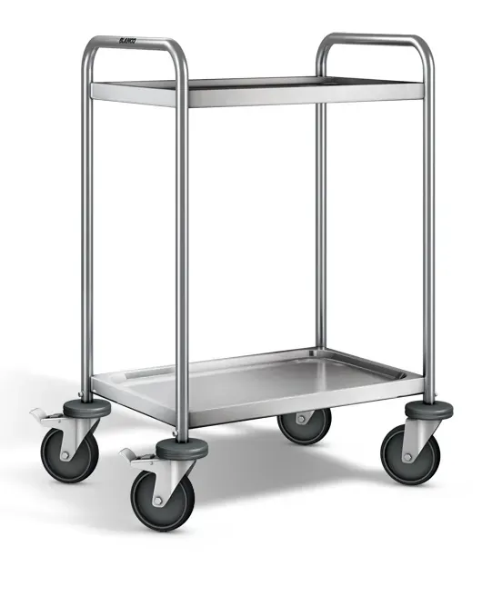 Fimm Desserte inox 304L 2 plateaux 120 kg