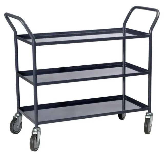 Fimm Servante 3 plateaux tôle rebord 200 kg