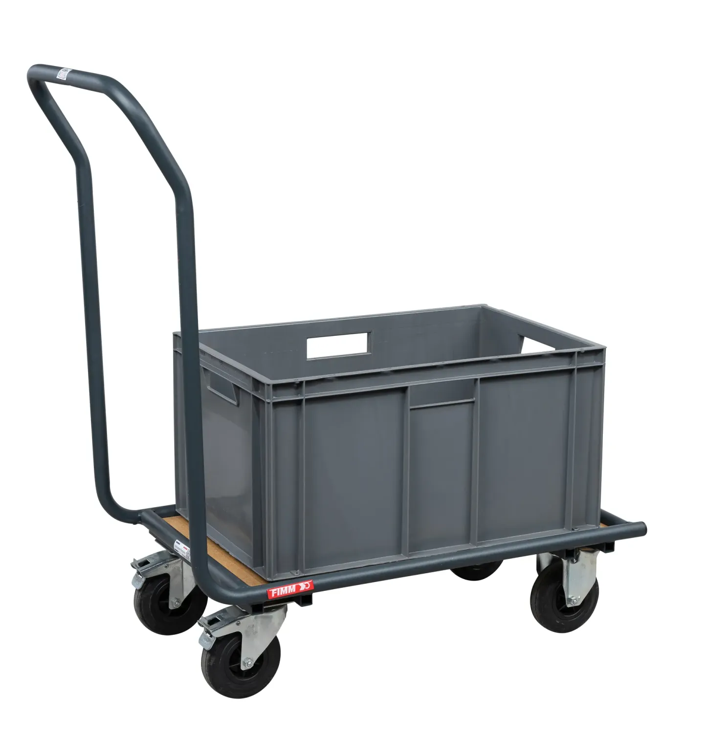 Fimm chariot dossier fixe 250 kg plateau bois médium
