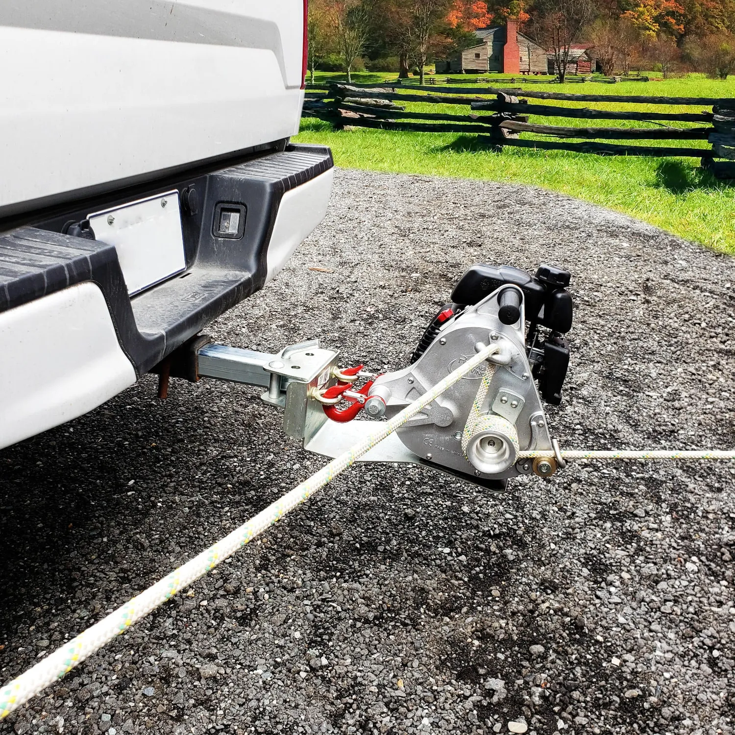 Portable Winch plateau support treuil acier 4,15 kg