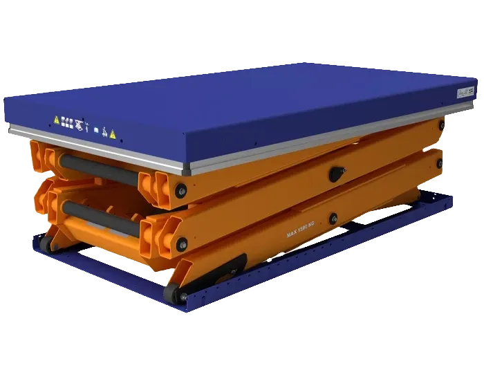 LIFTOP triple ciseaux table élévatrice verticale 5 tonnes