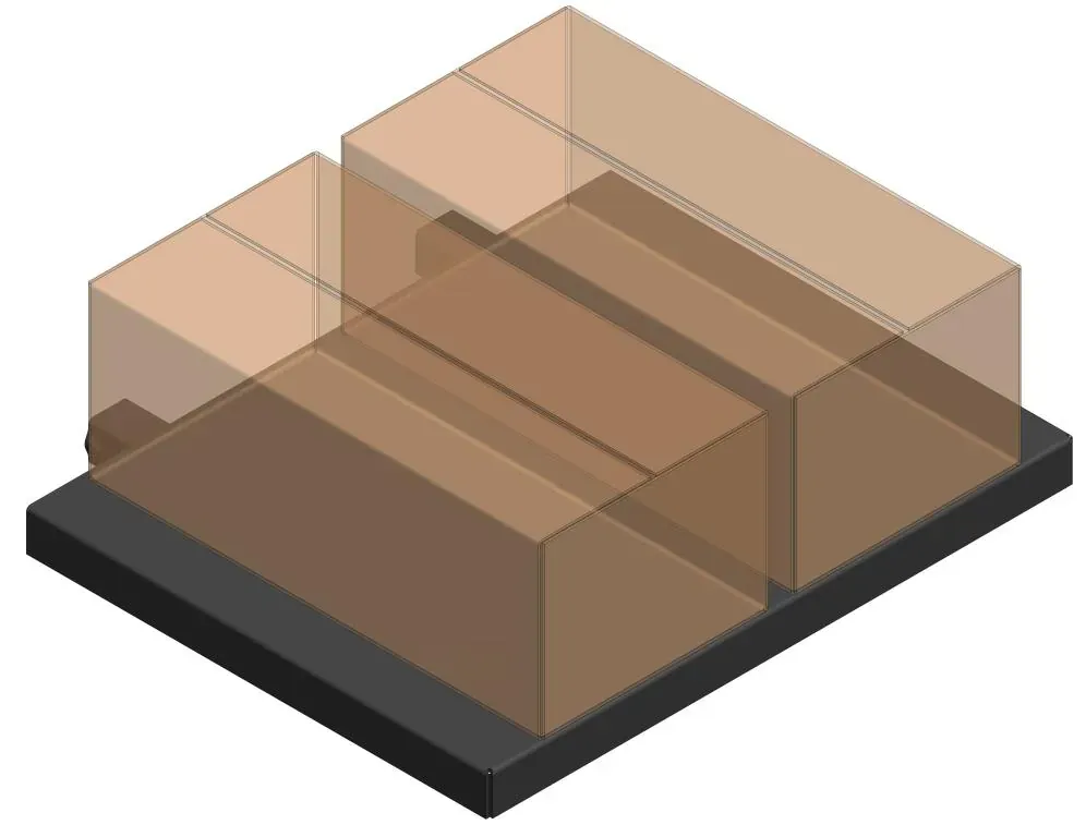 Fimm Plateau 2 positions acier 450x500 mm gerbeur