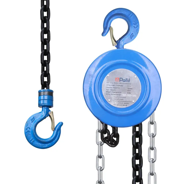Pallit CHAIN-S palan à chaîne 1000 kg 2,5 m rond