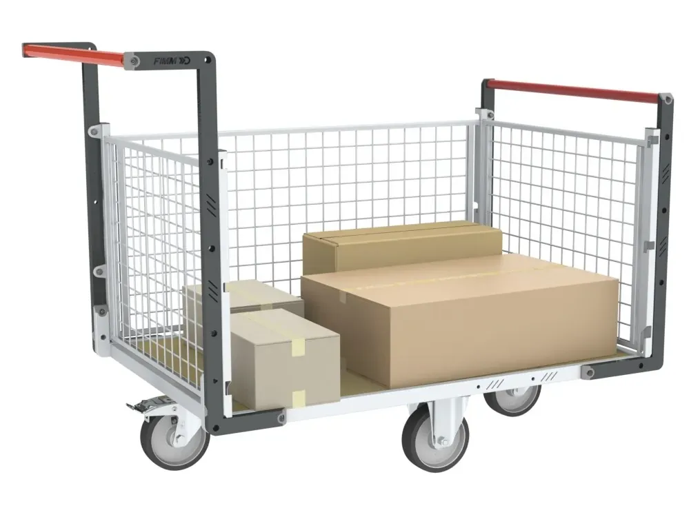 Fimm Modulaire Grillagé chariot 1200x800 500 kg 2 dossiers