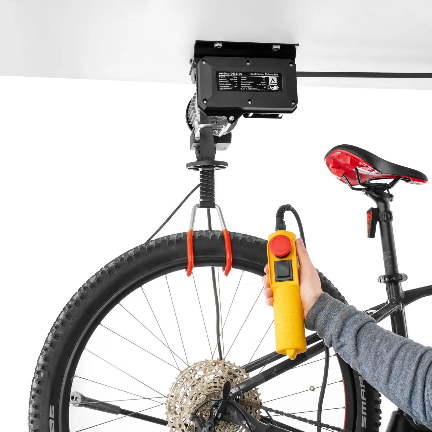 Pallit palan électrique lève-vélo plafond 100 kg 3 m