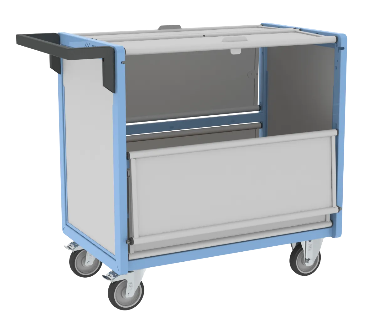 Fimm Chariot conteneur PP alvéolaire toit 500 kg