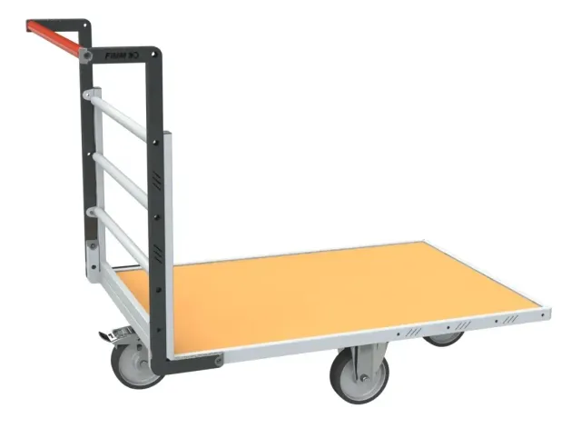 Fimm Chariot modulaire 1 dossier plateau bois 1200x800 500 kg