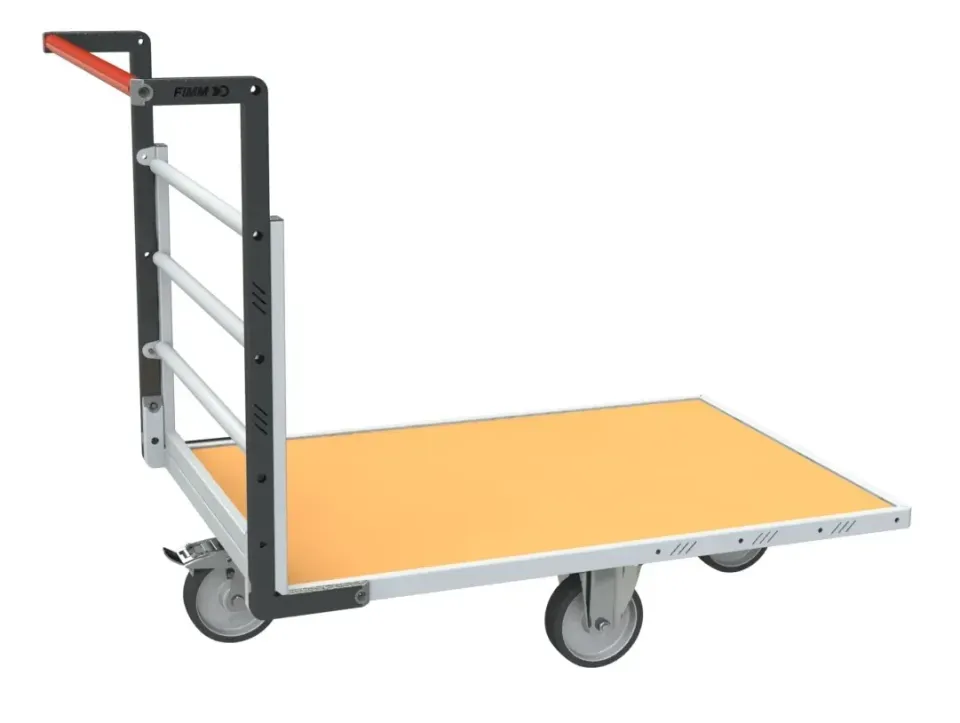 Fimm Chariot modulaire 1 dossier plateau bois 1200x800 500 kg