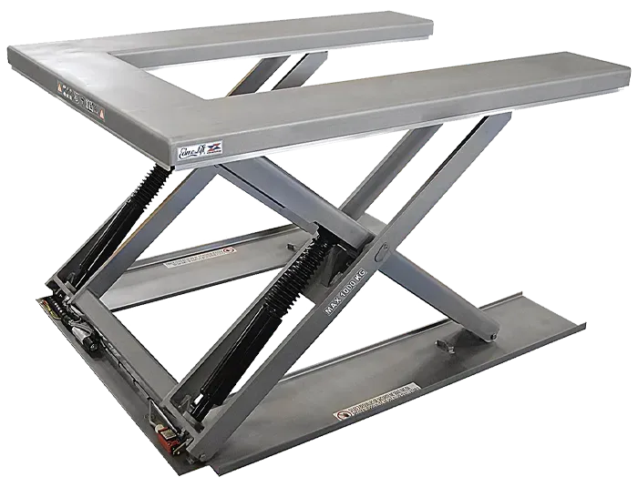 LIFTOP Extra Plate table élévatrice inox 1000 kg