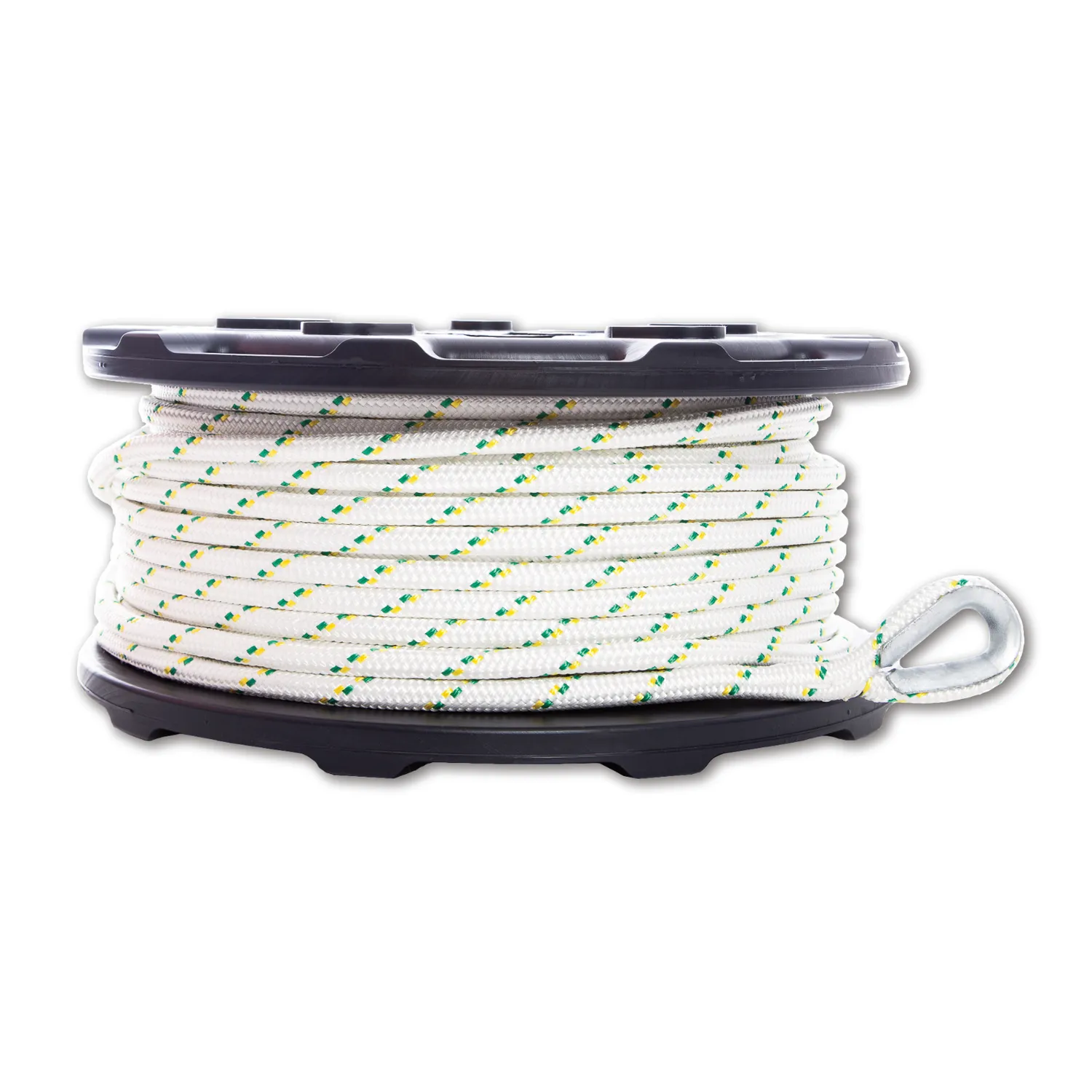 Portable Winch corde polyester 12 mm x 100 m treuil 3300 kg
