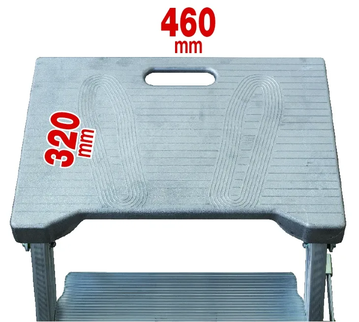 Fimm marchepied aluminium repliable 3-4 marches 150 kg antidérapant