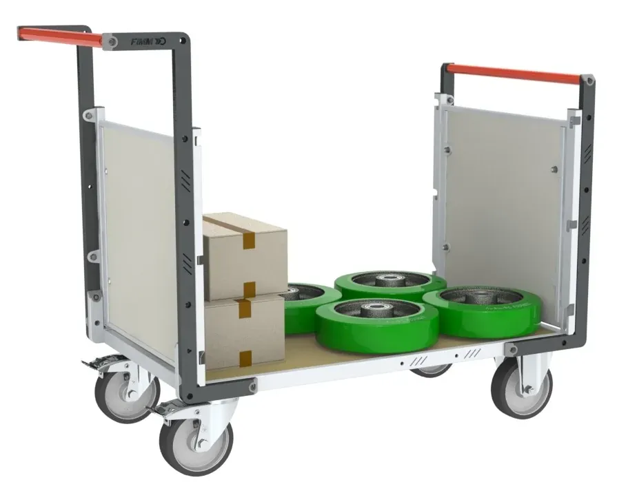 Fimm Chariot modulaire PP alvéolaire 2 dossiers 500 kg