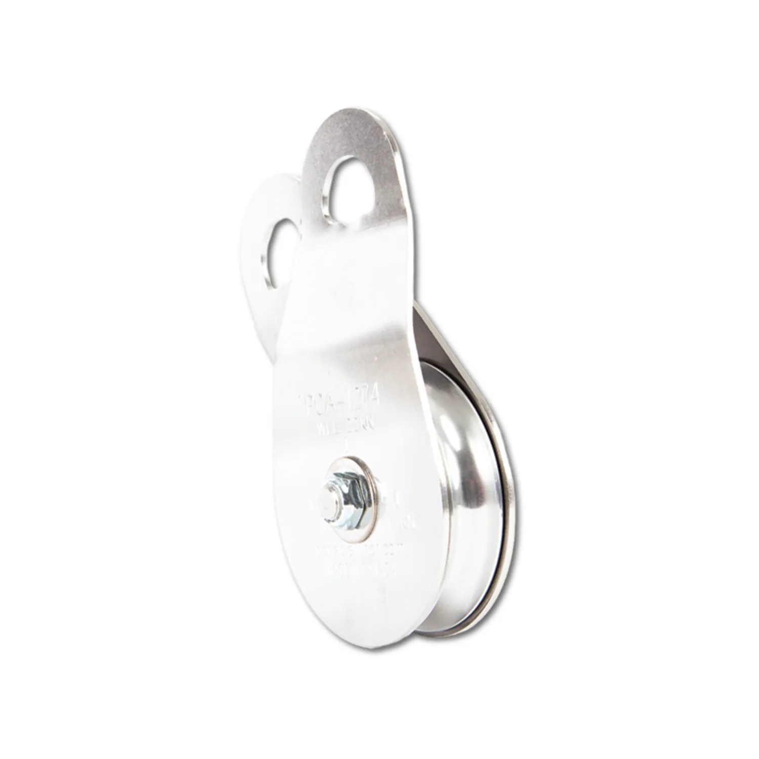 Portable Winch Poulie Côtés Oscillants Simple 76 mm