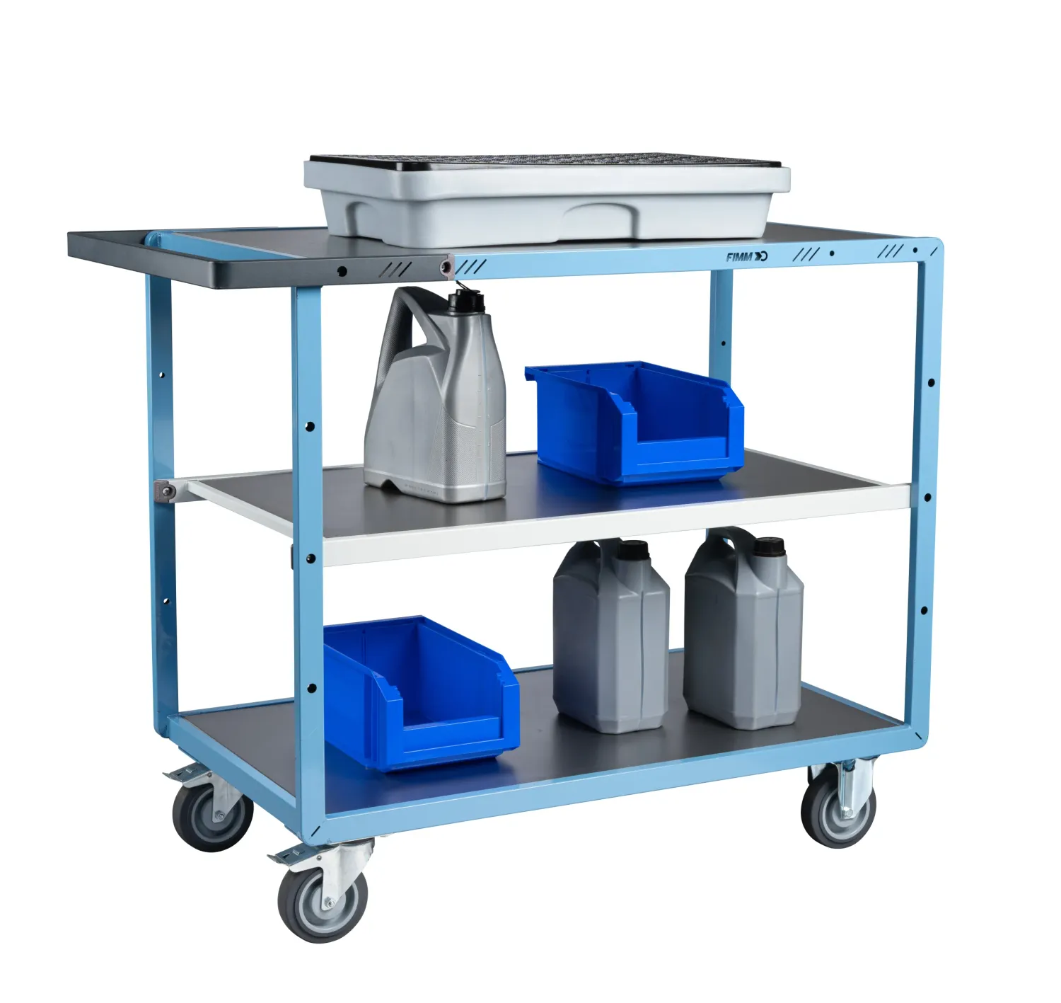 Fimm servante 3 plateaux tôle galva 250 kg
