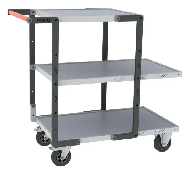Fimm Flatpack servante 3 plateaux galva 400 kg