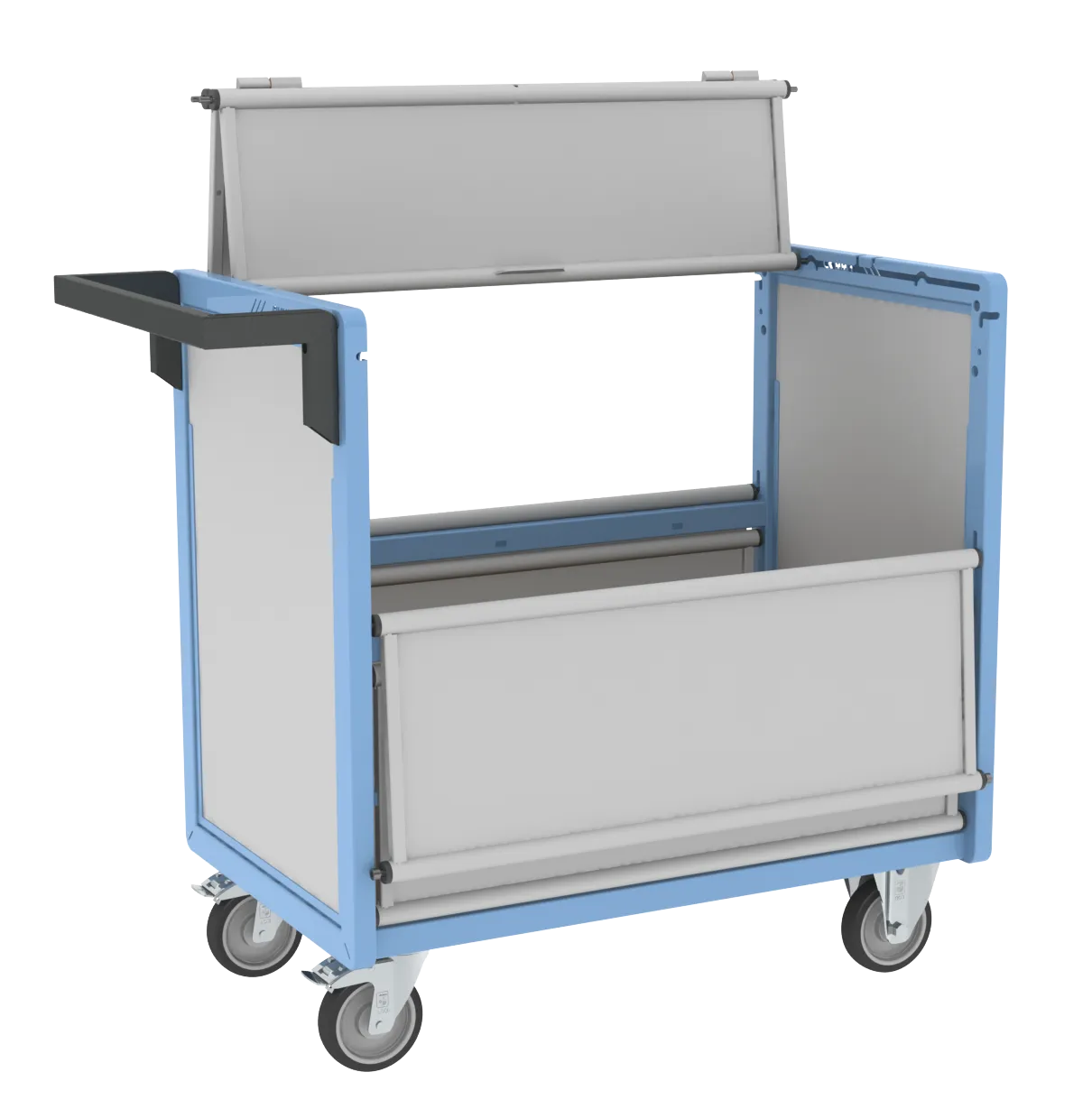 Fimm Chariot conteneur PP alvéolaire toit 500 kg