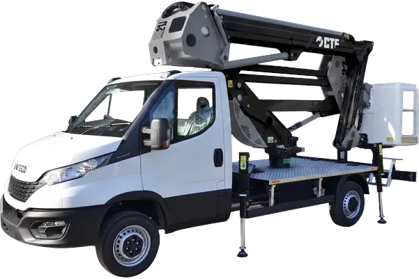 CTE ZED21J plateforme sur porteur articulée jib