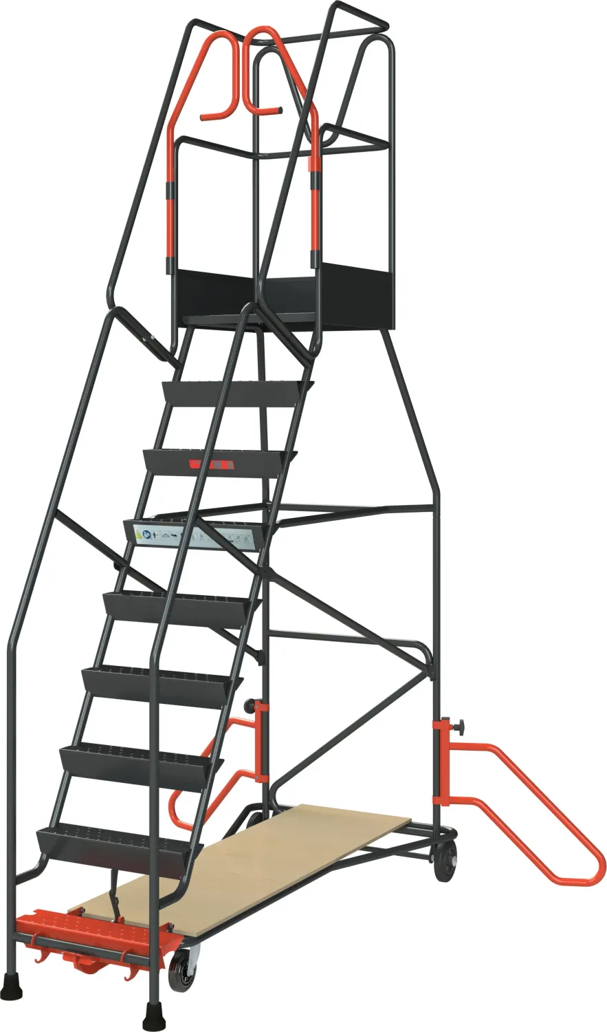 Fimm escabeau immobilisation auto 5-15 marches 150 kg