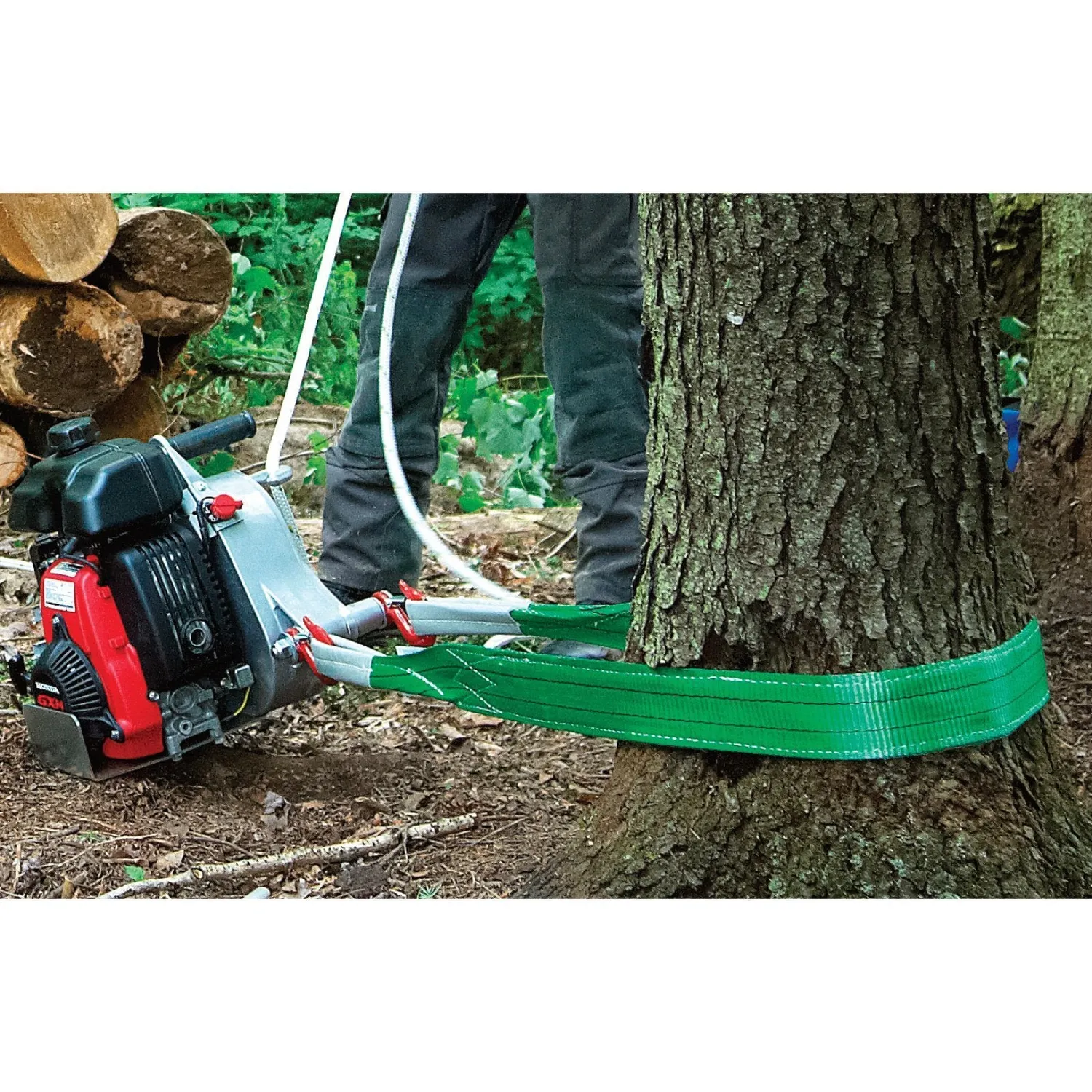Portable Winch élingue polyester 60 mm x 3 m ancrage treuil