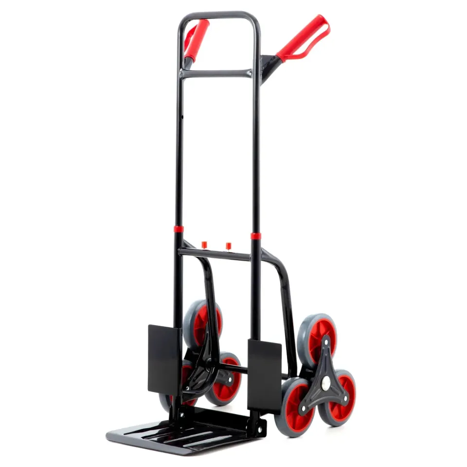 Pallit diable monte-escalier pliable 120 kg 3 roues